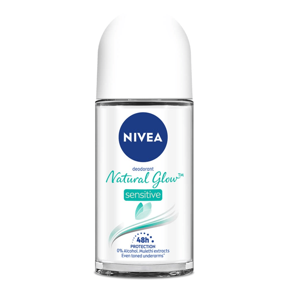 Nivea Women Deodorant Roll On Natural Glow Sensitive Skin